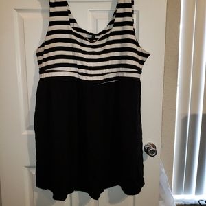Torrid black And striped Dress